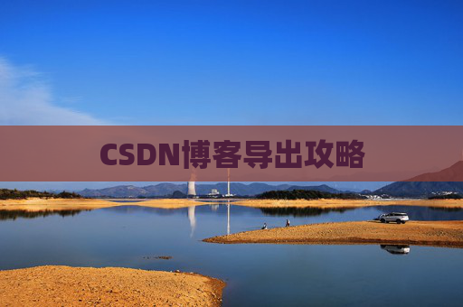CSDN博客导出攻略